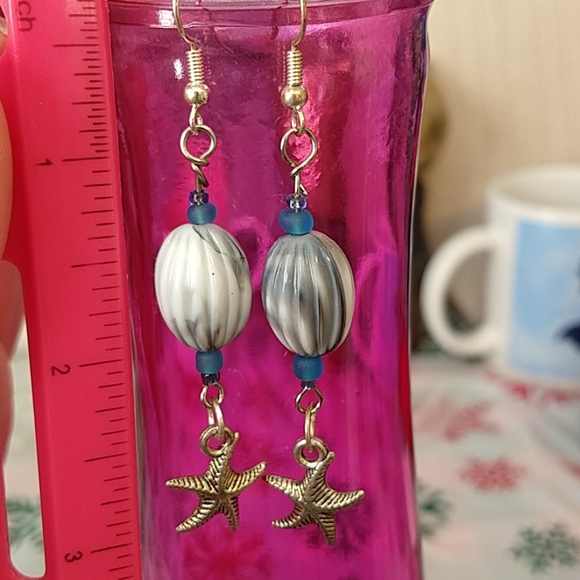 Starfish earrings - Picture 3 of 3